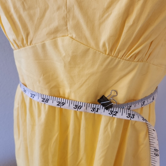Maggy London Yellow Long Summer Dress - Picture 14 of 14